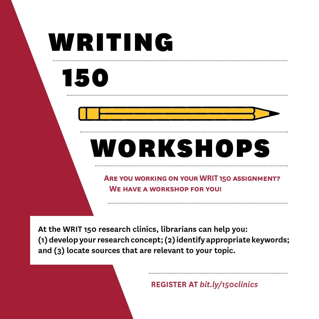 Writing 150 workshop