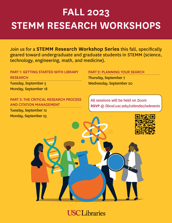 STEMM research workshops fall 2023