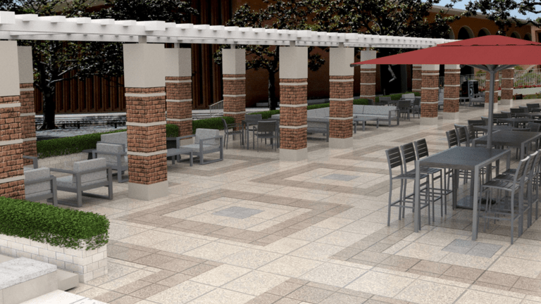 New Leavey Library Patio Furniture