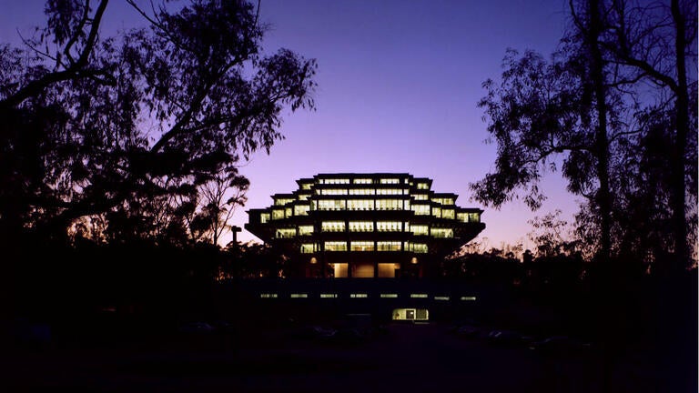 Library, UC San Diego, 1970, by Wayne Thom