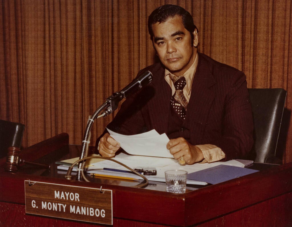 Mayor Monty Manibog, circa 1978