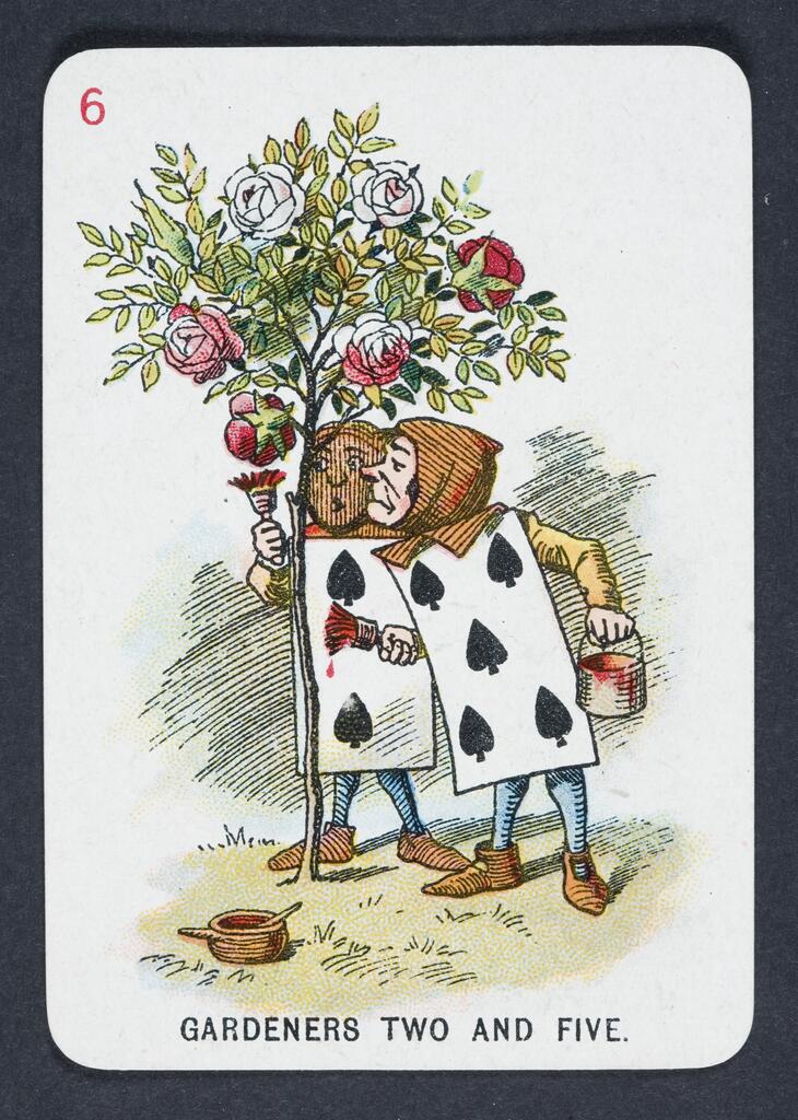Alice in Wonderland Playing Cards. Gardeners
