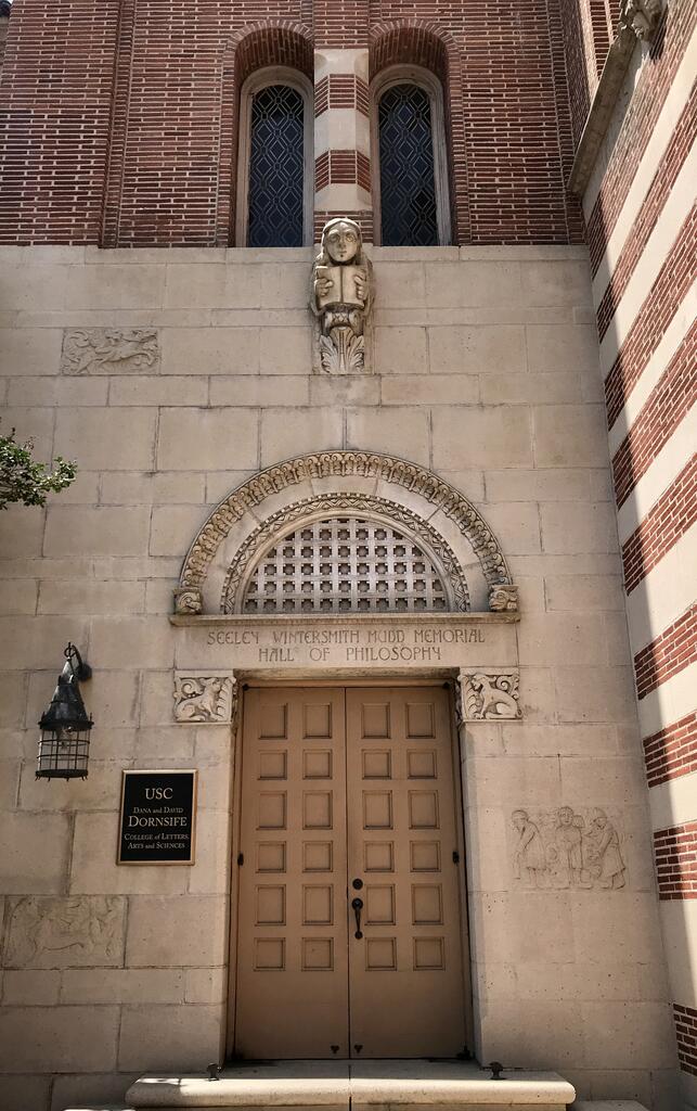 Seeley Wintersmith Mudd Memorial Hall of Philosophy (MHP) entrance