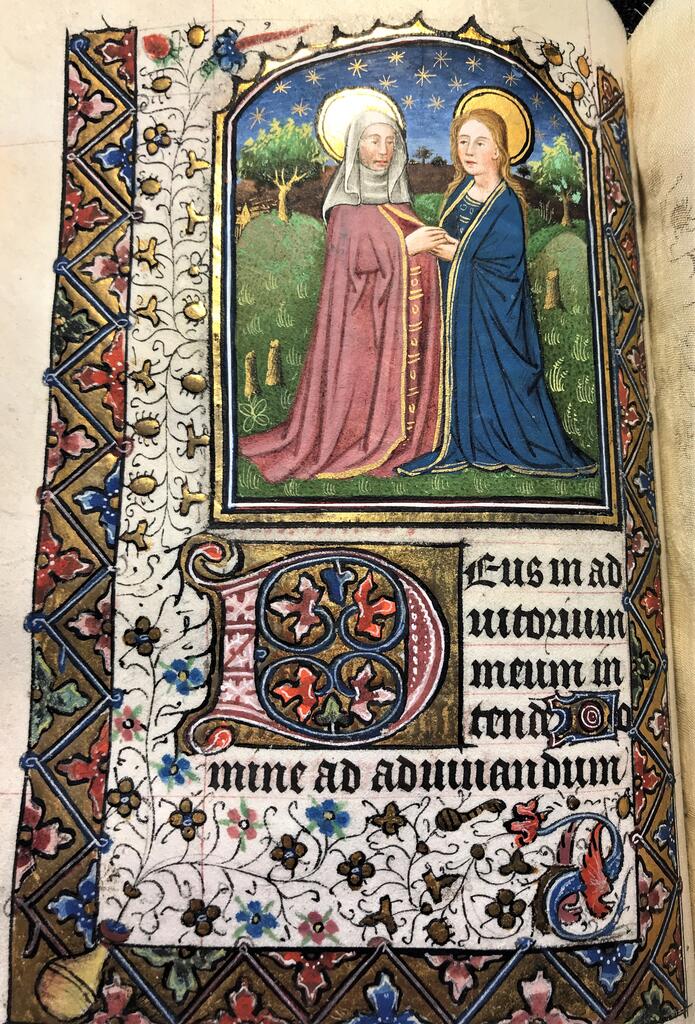 Book of Hours, 1460, Use of Rome, France, Call #  Z105.5 1460 .C378